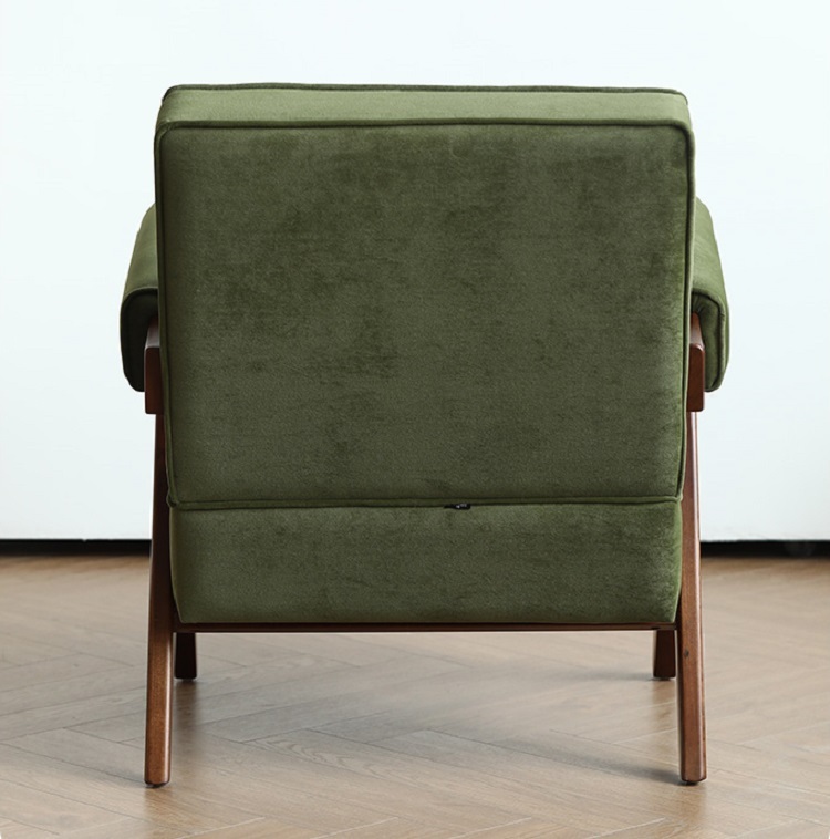Savakoo Chandigarh sofa velvet,vintage wood