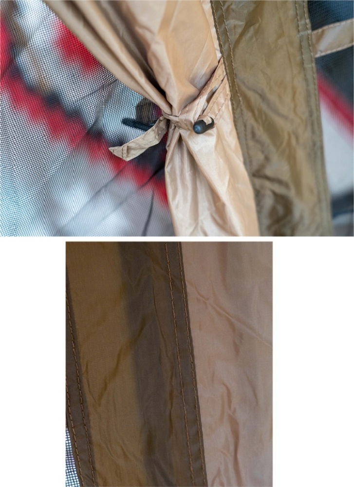 White outdoor camping tent