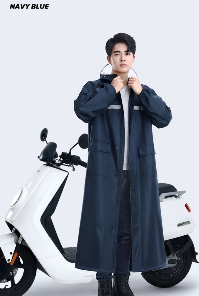 Long raincoat