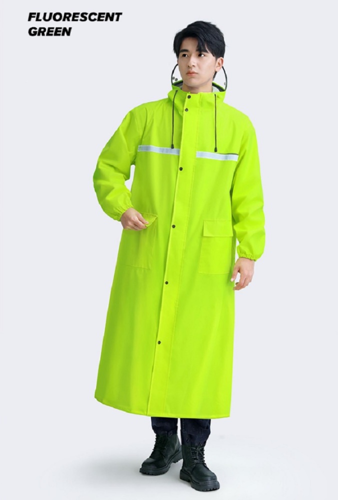 Long raincoat