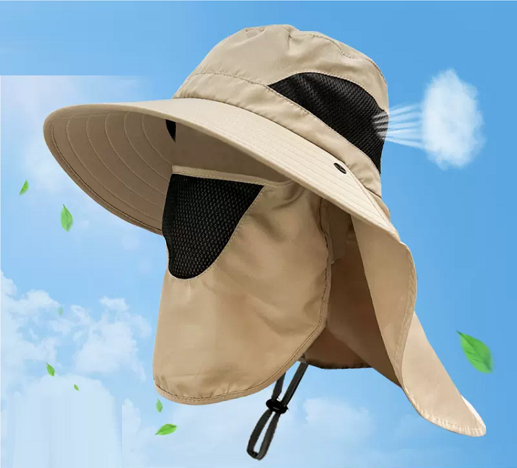 Outdoor sunscreen cap