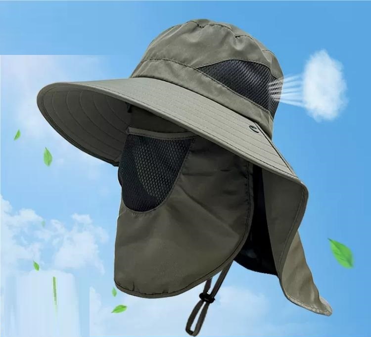 Outdoor sunscreen cap