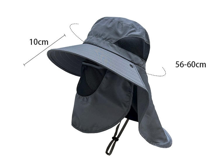 Outdoor sunscreen cap