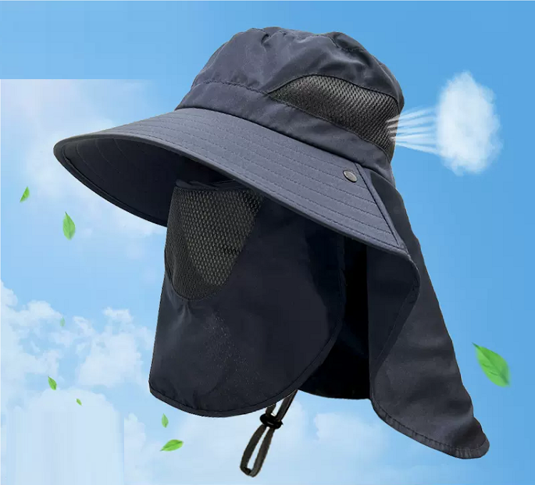 Outdoor sunscreen cap