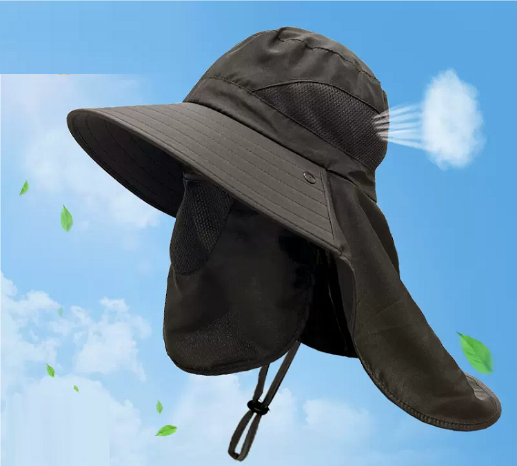 Outdoor sunscreen cap