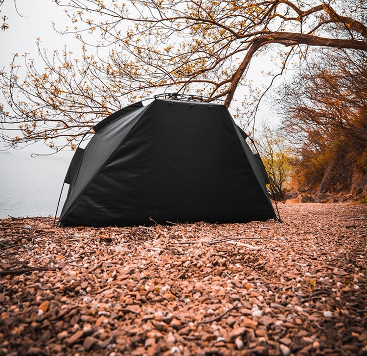 Fully automatic quick opening folding tent