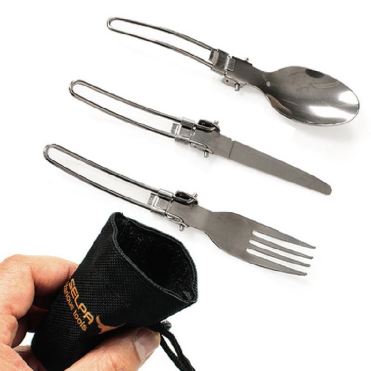 Portable camping tableware