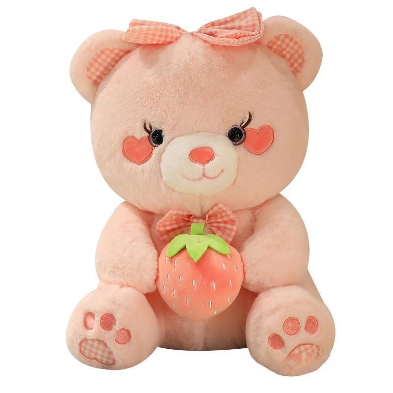 Cute Strawberry Bear Plush Doll