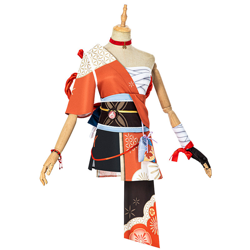 Genshin Yoimiya Cosplay Costume