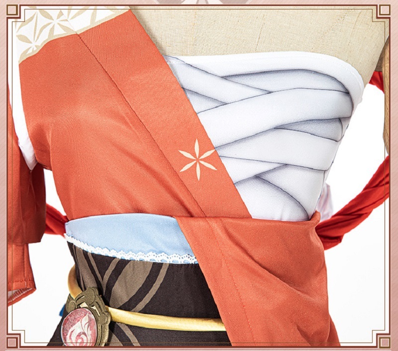 Genshin Yoimiya Cosplay Costume