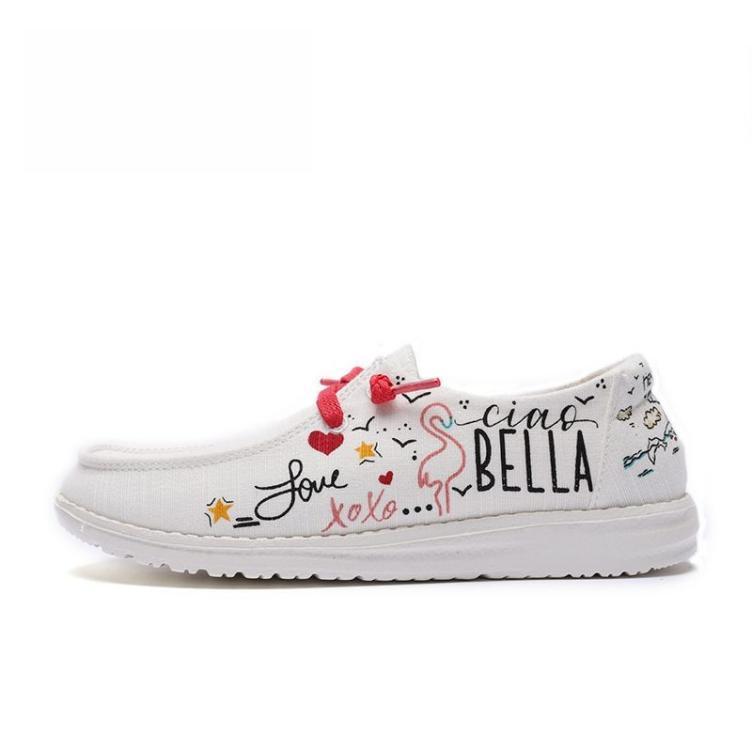 Women's Graffiti Printed Canvas Shoes