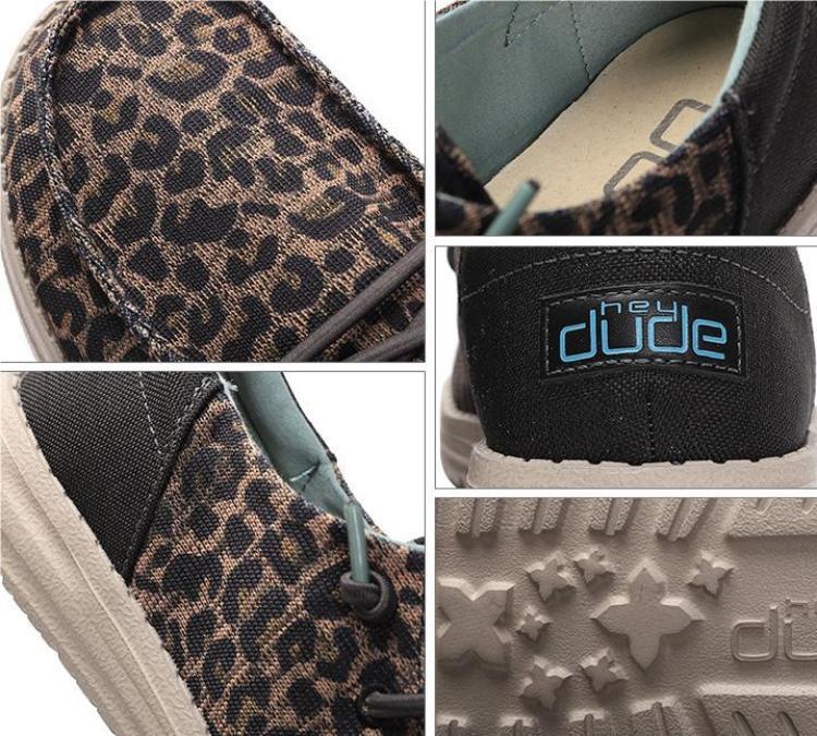 Women's Leopard Print Canvas Shoes