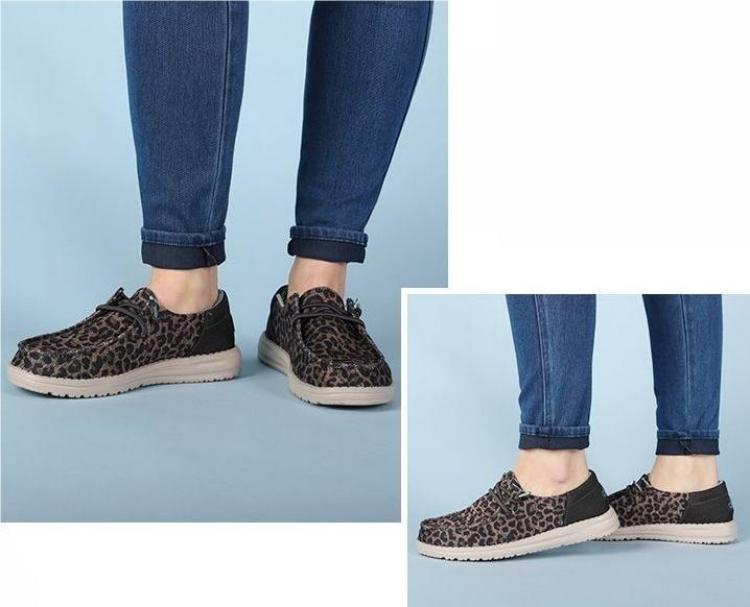 Women's Leopard Print Canvas Shoes