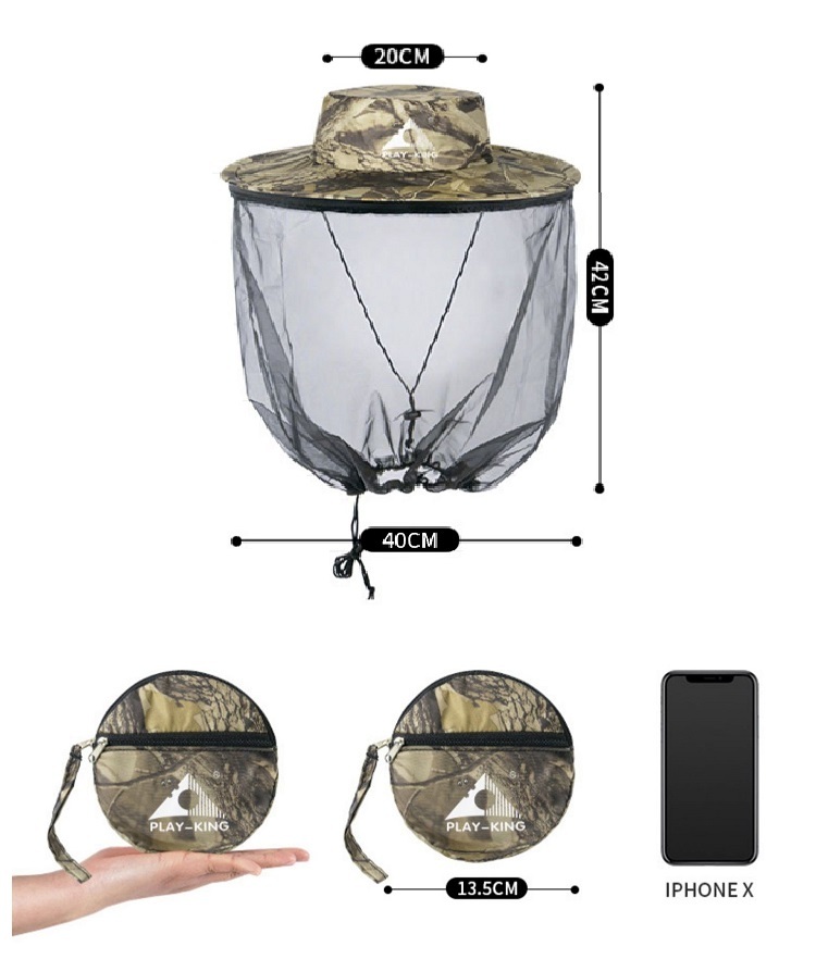 Sunscreen gauze hat