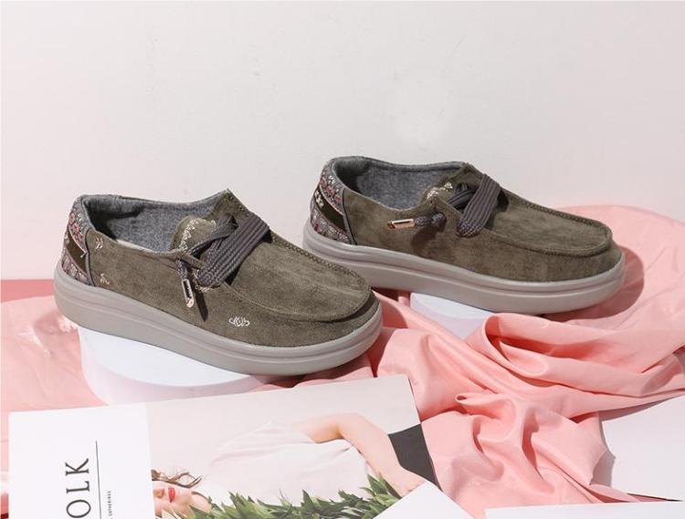 Women's Plush Canvas Shoes