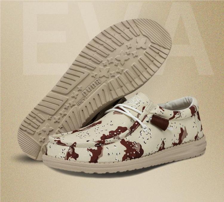 Men's Spotted Printed Canvas Shoes