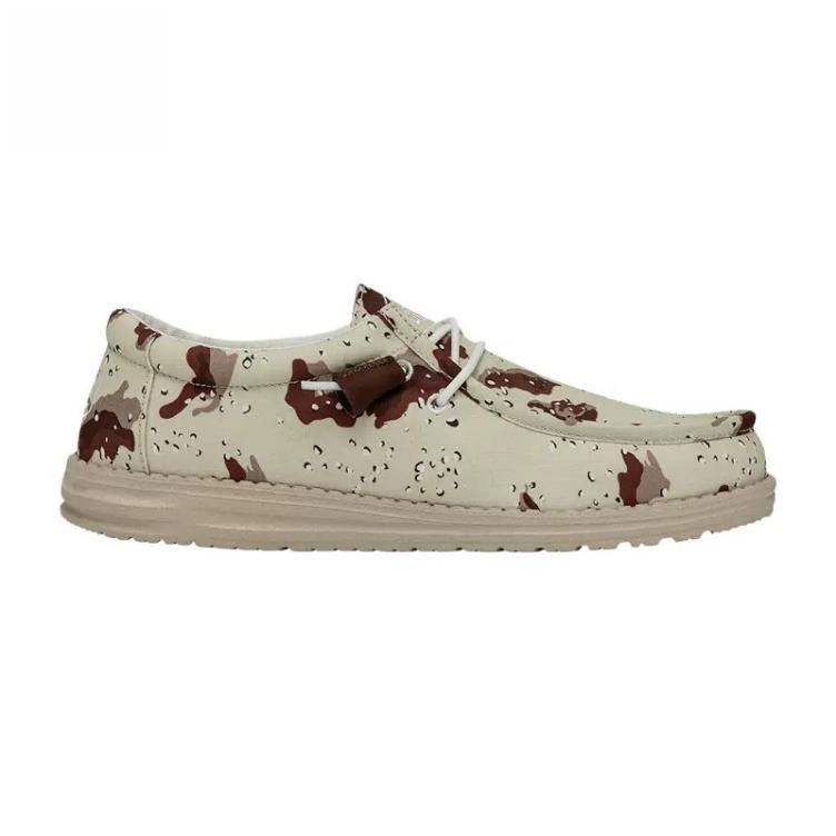 Men's Spotted Printed Canvas Shoes