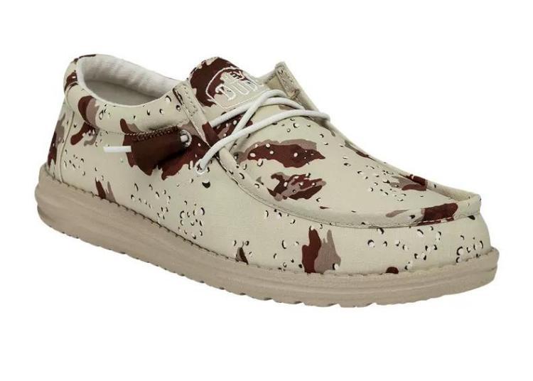 Men's Spotted Printed Canvas Shoes