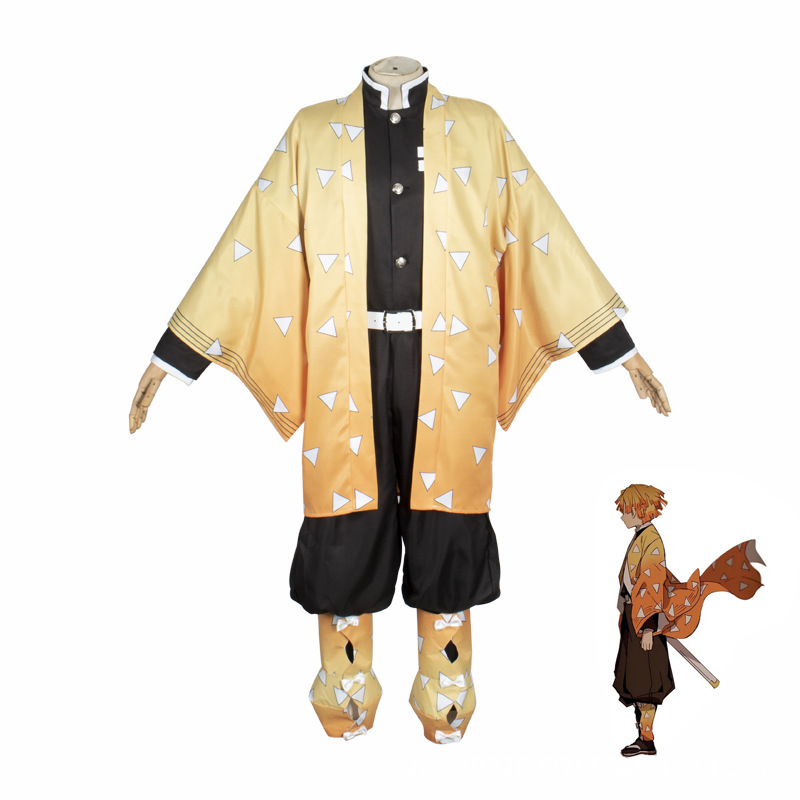 Agatsuma Zenitsu Cosplay Costume