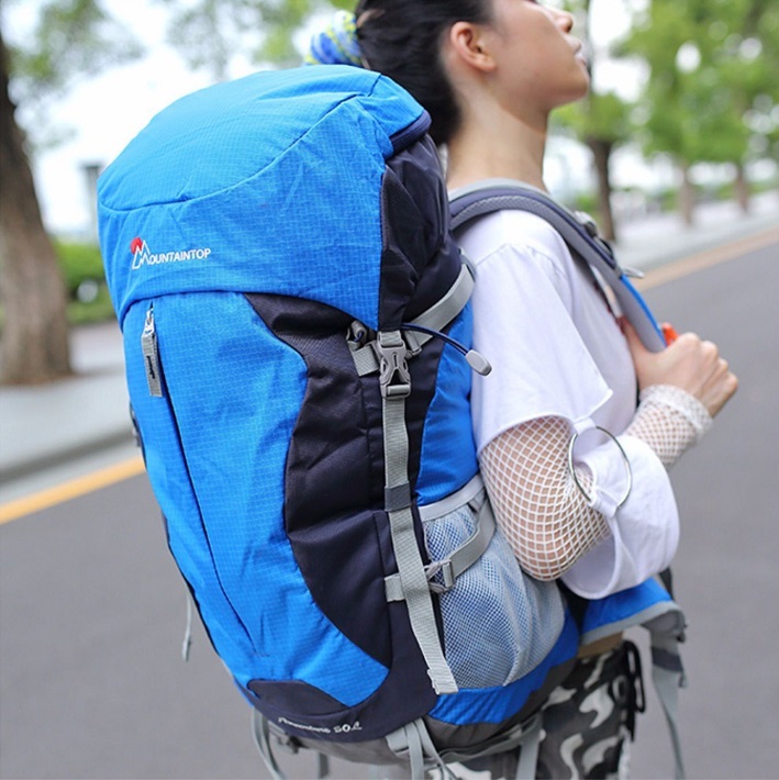 Outdoor hiking bag （sky blue）