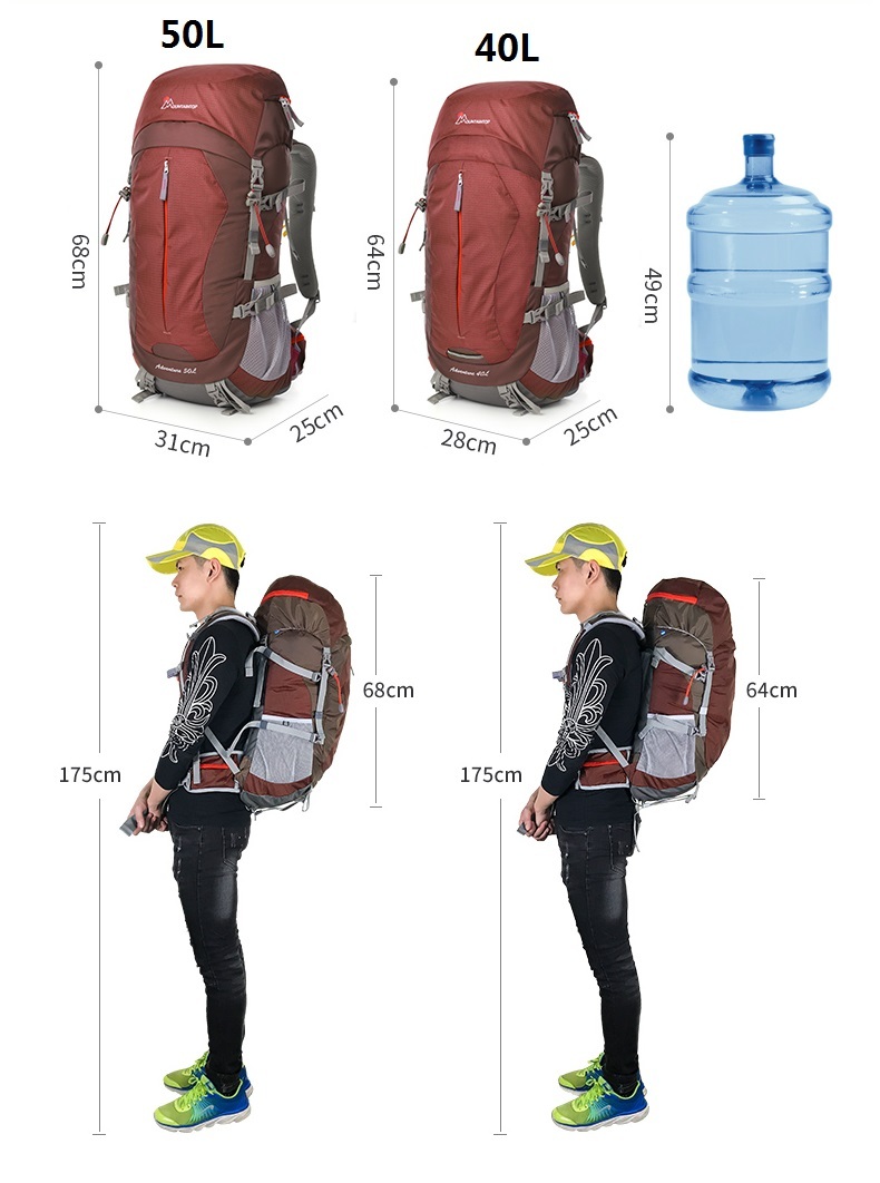Outdoor hiking bag （Red）