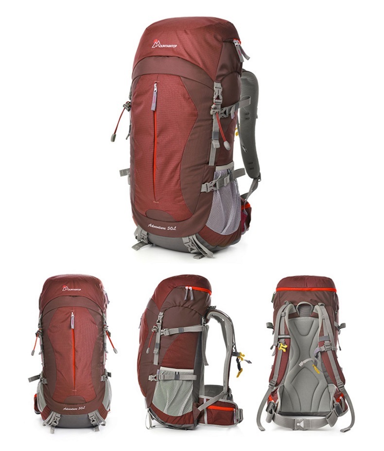 Outdoor hiking bag (Pomegranate red)