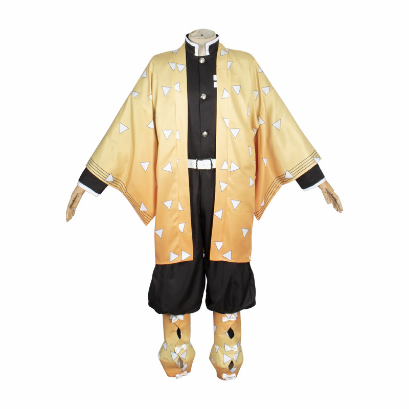 Agatsuma Zenitsu Cosplay Costume