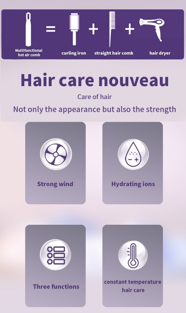 3-in-1 Styling Hot Air Comb