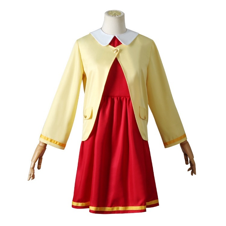 Anya Yellow and Red Cosplay Costume