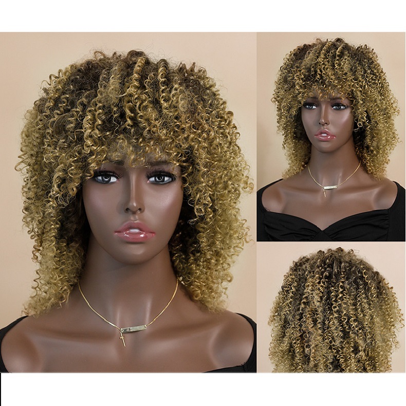 African Curly Afro Wig
