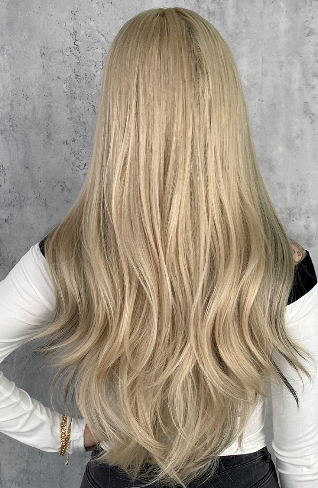 Long Curly Wig with Highlights
