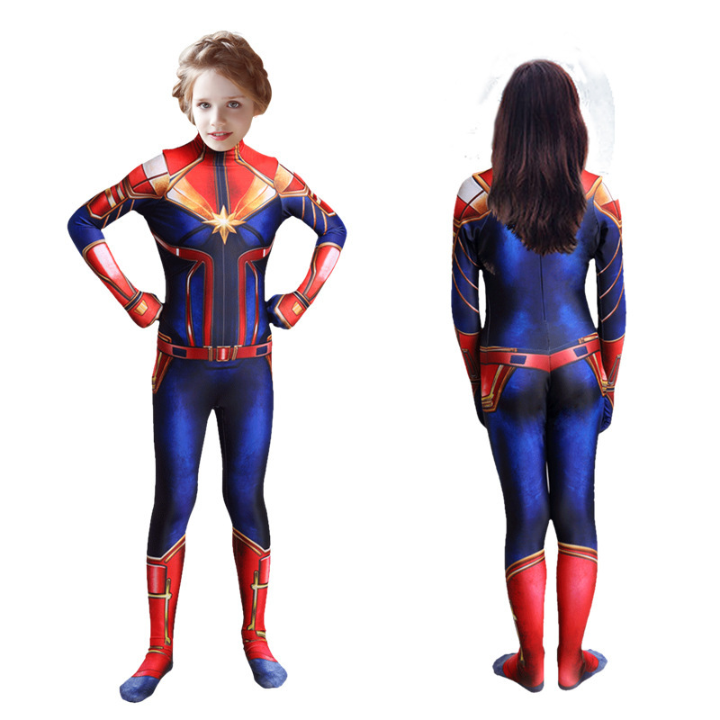 Captain Marvel Cosplay Costume (Kid)