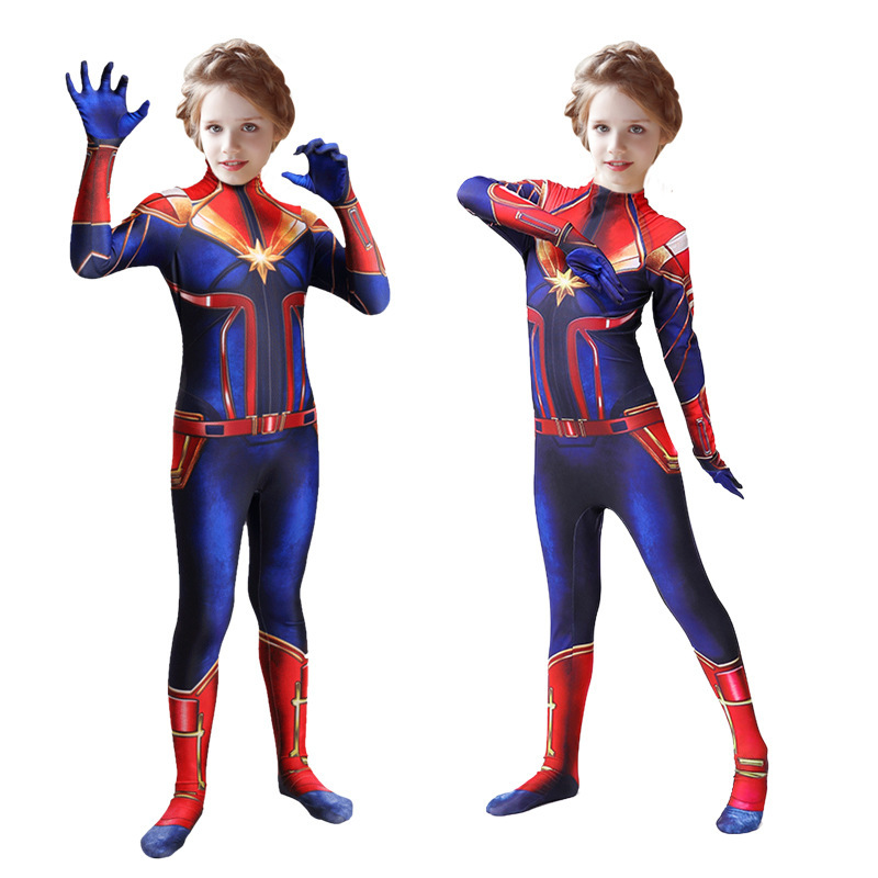 Captain Marvel Cosplay Costume (Kid)