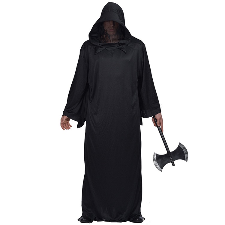Black Robe Warrior Cosplay Props Costume