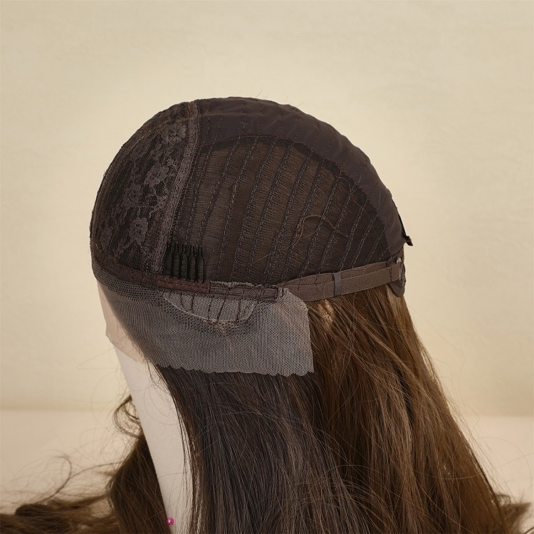 Brown Long Curly Lace Wig