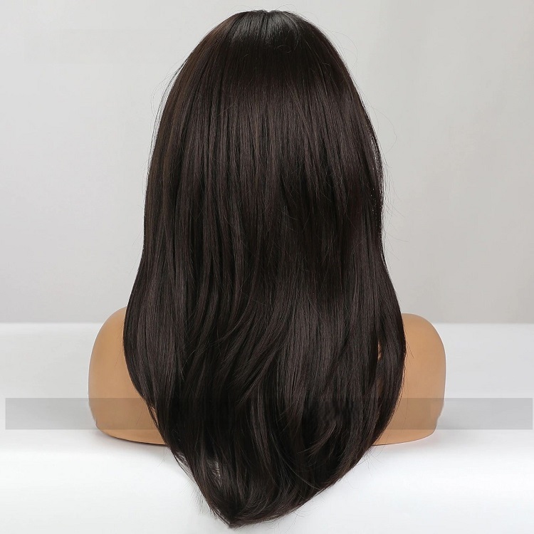 Black Subtle Waves Wig