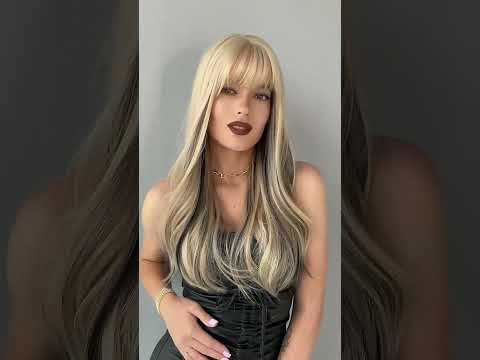 Long Curly Wig with Highlights