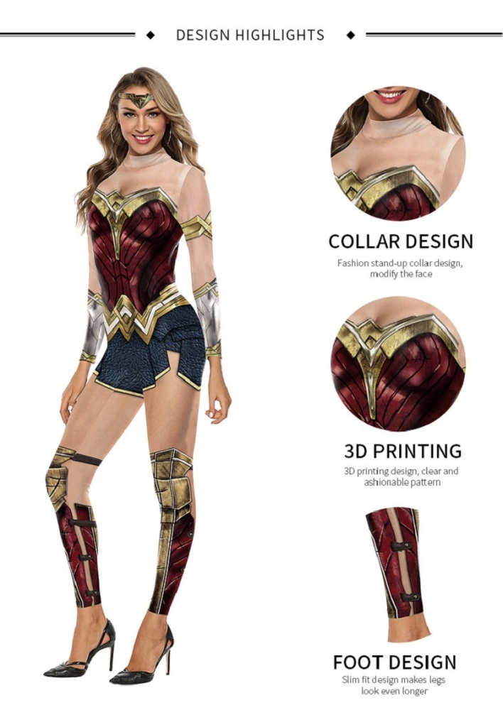 Wonder Woman Cosplay Bodysuit