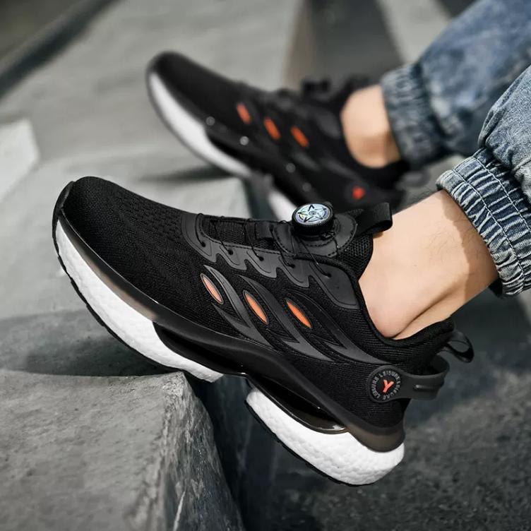 Men's No-Tie Laces Running Sneakers