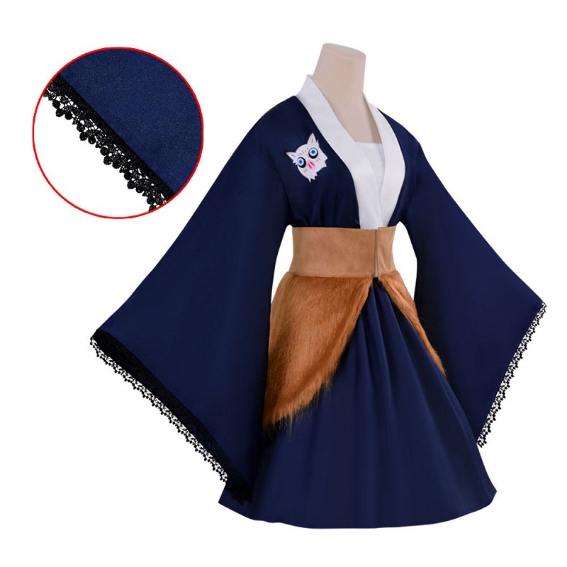 Hashibira Inosuke Maid Dress Cosplay
