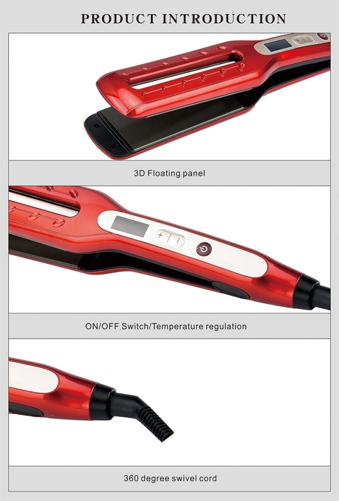 2 in 1 Flat Iron Hair Straightener