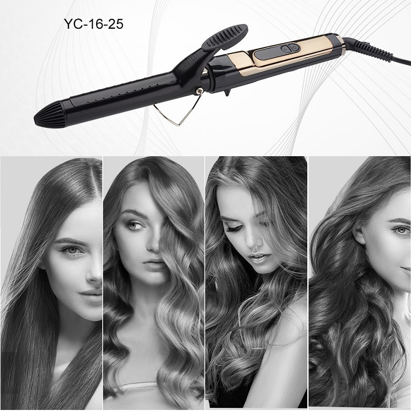 Black Clipped Curling Iron