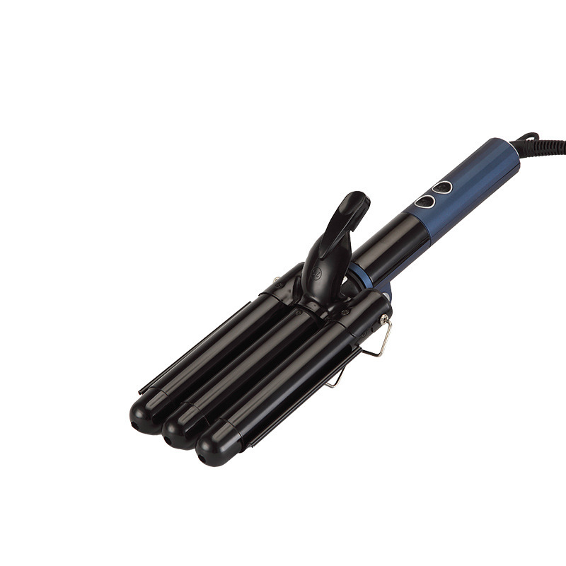 Collapsible 3 Barrel Curling Iron
