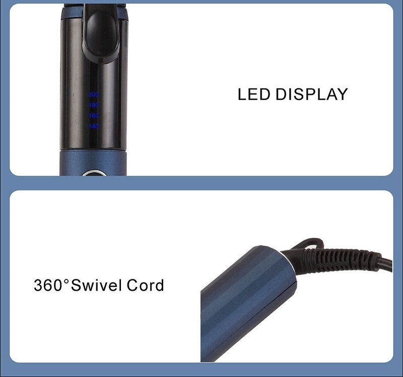 Collapsible 3 Barrel Curling Iron