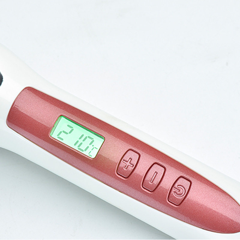 Pink Clipped Curling Iron