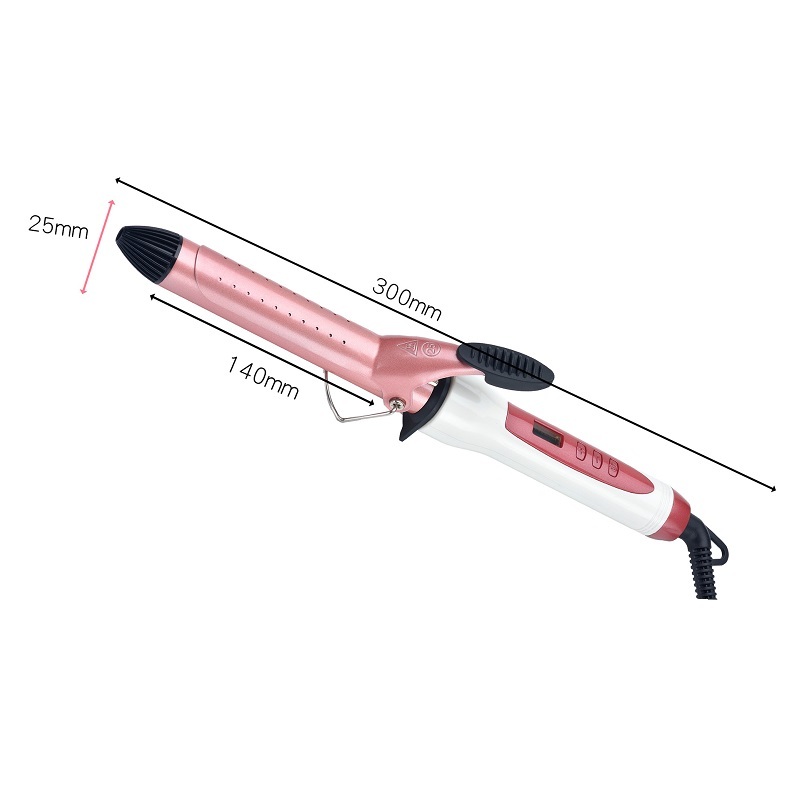 Pink Clipped Curling Iron
