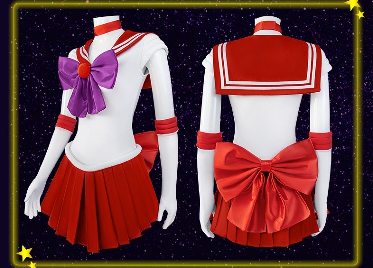 Sailor Mars uniform Cosplay Costume