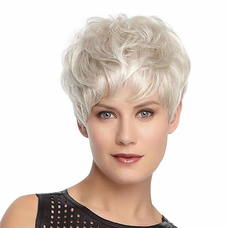 Light Blonde Pixie Cut Wigs