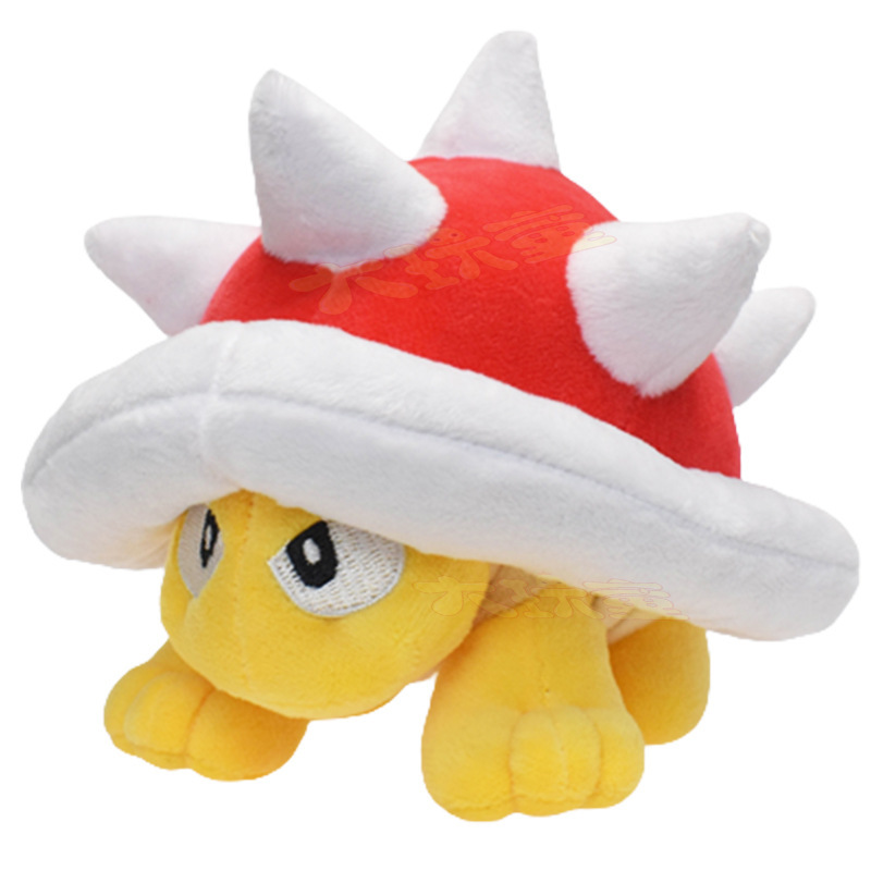 Red Spiky Turtle Plush Toy