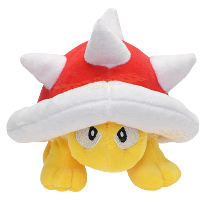 Red Spiky Turtle Plush Toy
